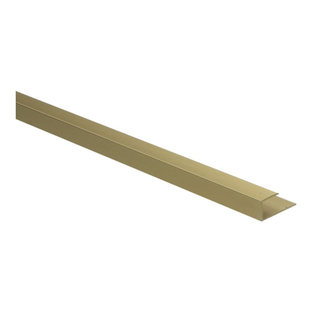 U-profiel 10,1 mm goud, 270cm lang