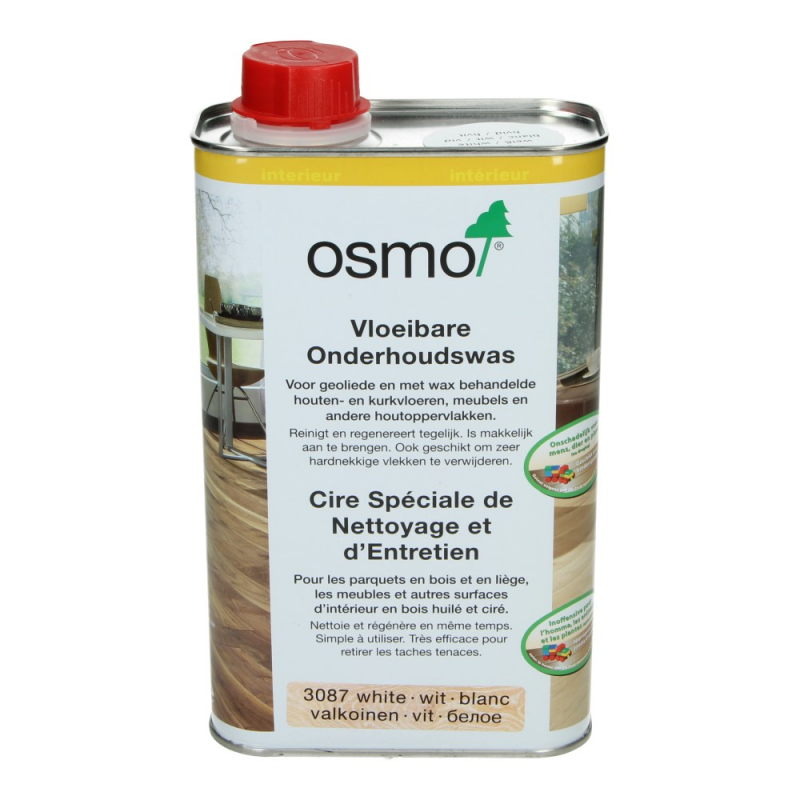 Osmo Vloeibare Onderhoudswas (wit) 1 Liter