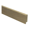 Massief Eiken plint 19 x 60 mm., onbehandeld.