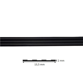 Trap antislip strip zelfklevend zwart 1,35cm breed
