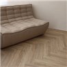 DFD Smoked Oak White plak Visgraat (PVC) 2,5mm x15,24cm x 60,96cm