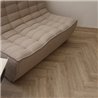 DFD Smoked Oak White plak Visgraat (PVC) 2,5mm x15,24cm x 60,96cm