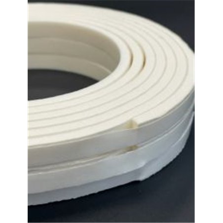 I-tochtband PVC wit 9x4mm zelfklevend 7,5mÂ¹