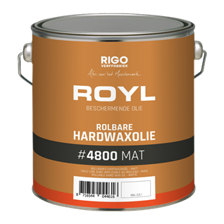 ROYL Rolbare Hardwaxolie 4800 Mat 2,5 L