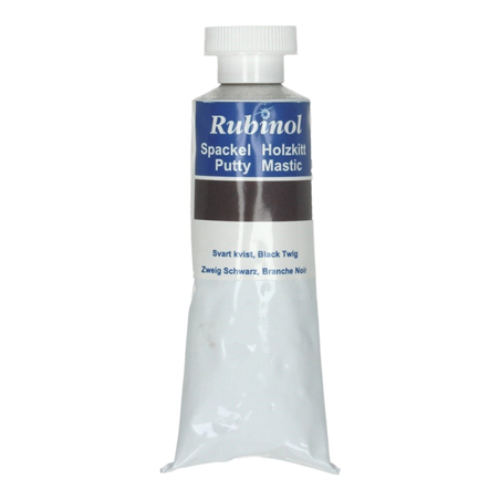 Vloeibaar hout Rubinol Putty zwart