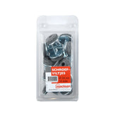 schroefviltjes metaal Ø24mm 16 stuks