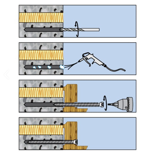 Kozijnschroef 7,50x72 CK-T25 Zn - 100 stuks
