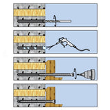 Kozijnschroef 7,50x92 CK-T25 Zn - 100 stuks