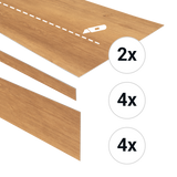 Traptreden set PVC Jade