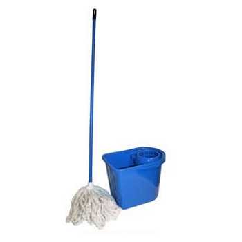 Zwabber mop met emmer