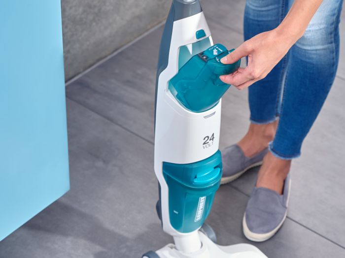 Leifheit regulus aqua powervac - draadloze vloerreiniger 2 in 1
