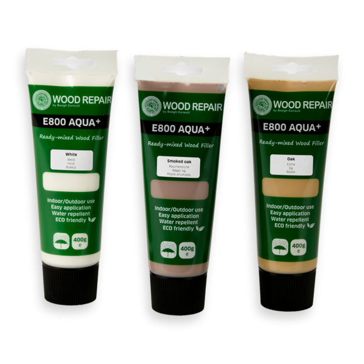 Wood Mastic E800 vulmiddel 400 gr. wit