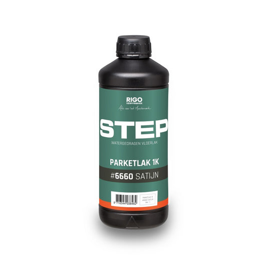 STEP Parketlak 1K 6660 satijn 1 Liter