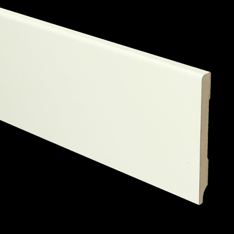 Plint Modern 90x 9 wit voorgelakt RAL 9010