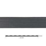 Trap antislip strip zelfklevend grijs 2,7cm breed