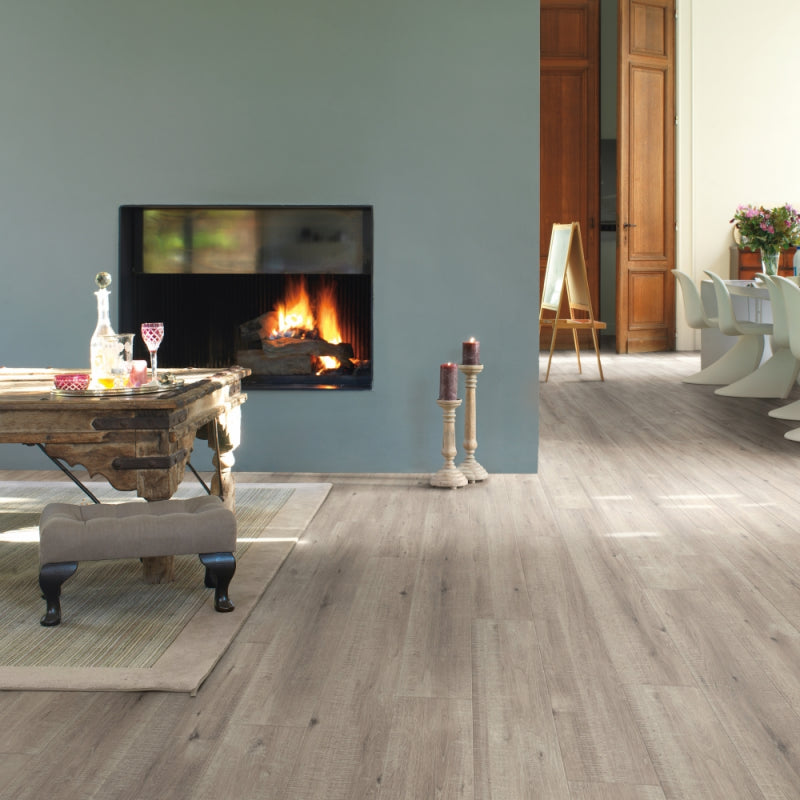 Quick-Step eik grijs met zaagsnede