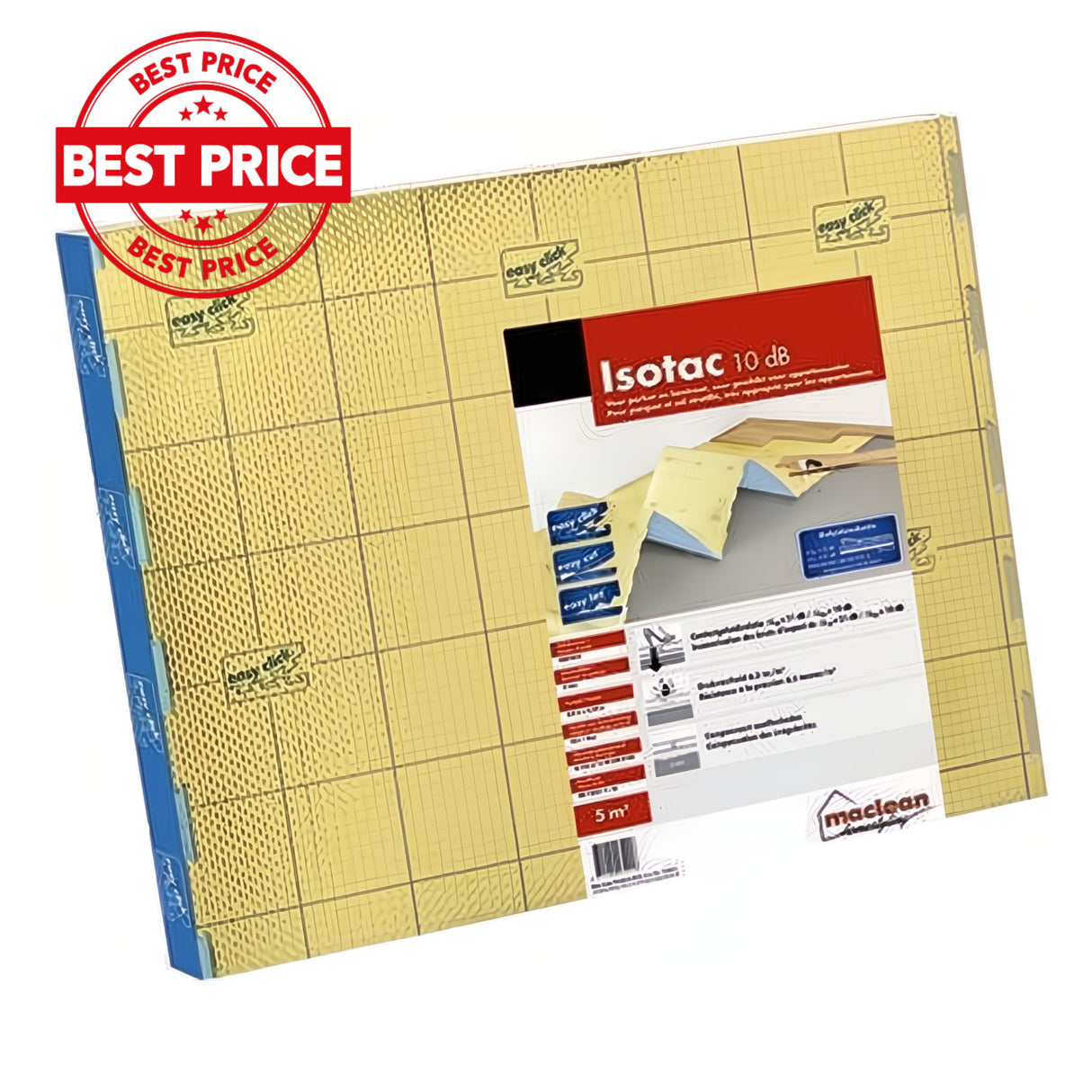 Isotac 10dB gold 5mm/ 0,8x6,25m (5m² per pak)