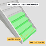 Pvc traptreden set voor 4 treden Gemberkoek Ultra Mat