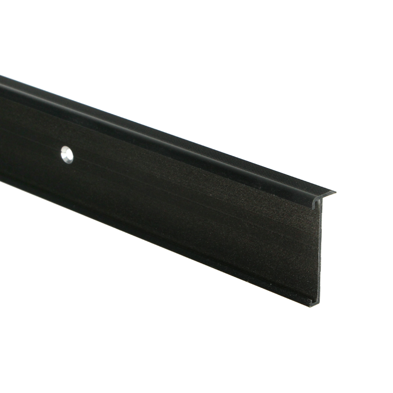 Trapneusprofiel 14 x 43mm Zwart 3m, per stuk